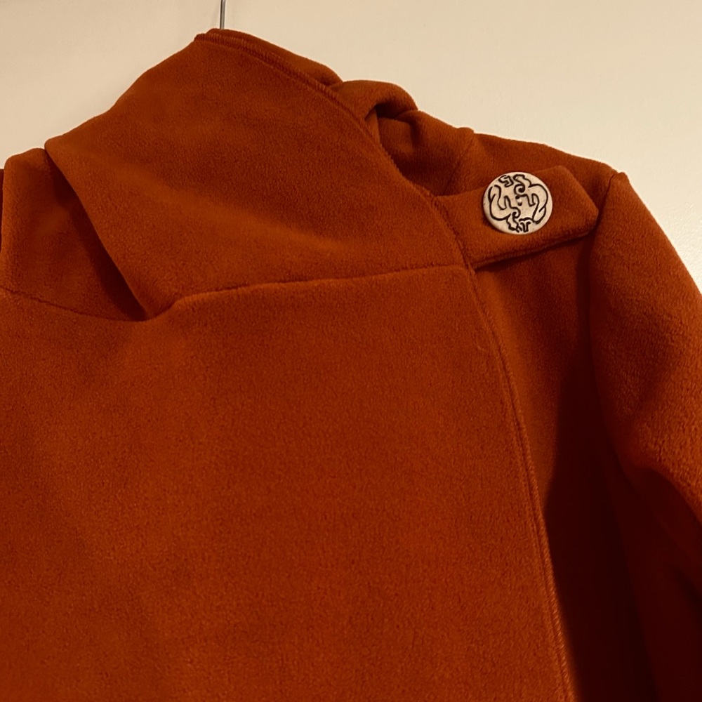 NWOT Ganesh Himal Trading Hooded Fleece Coat L - Picture 3 of 5